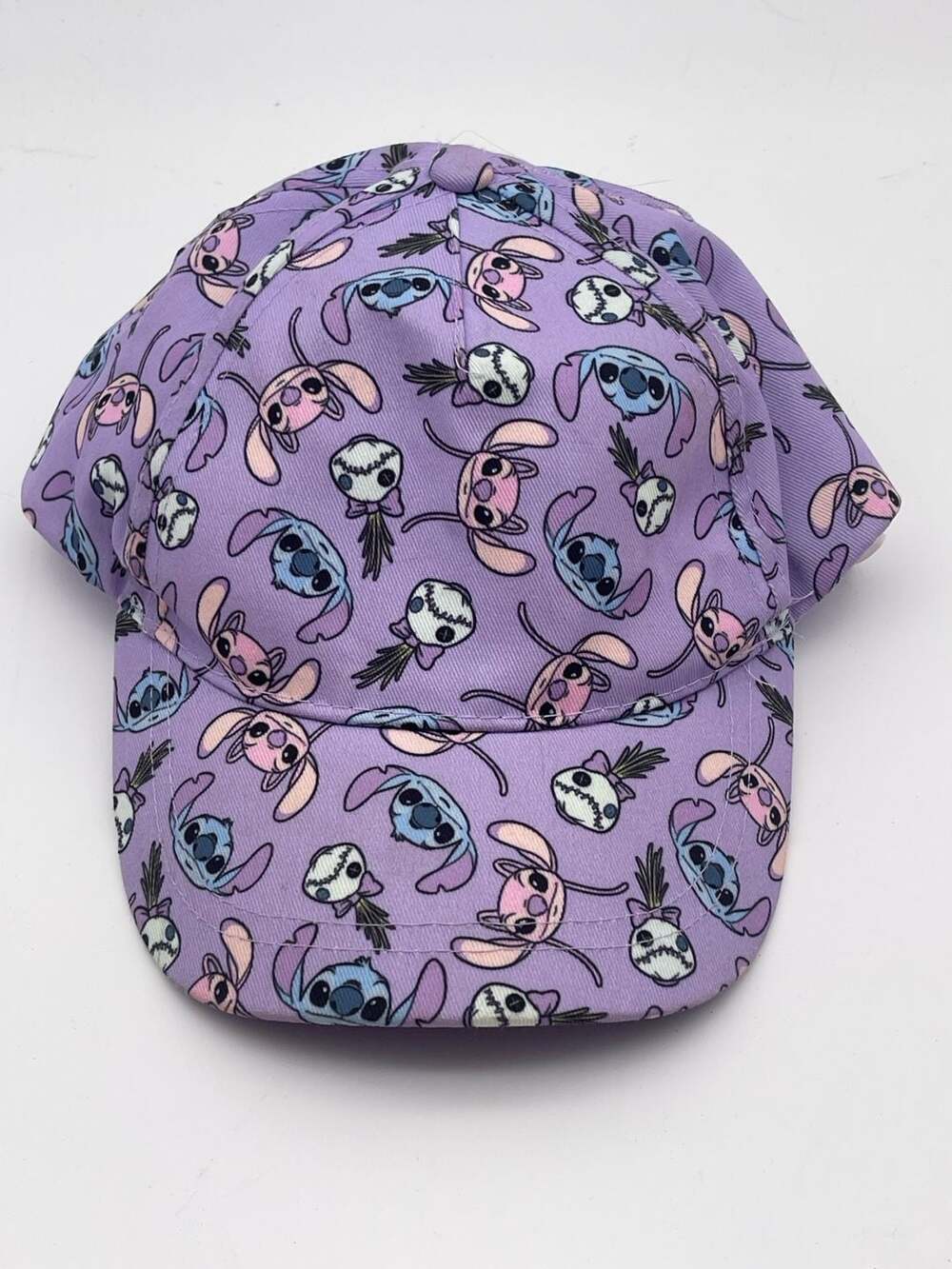 Disney Stitch & Angel Baseball Hat Purple Adjustable